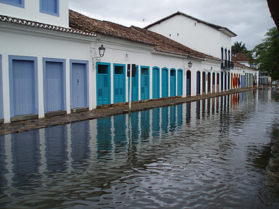 brazil, rio de janeiro vacation, parati, colonial city, high tide