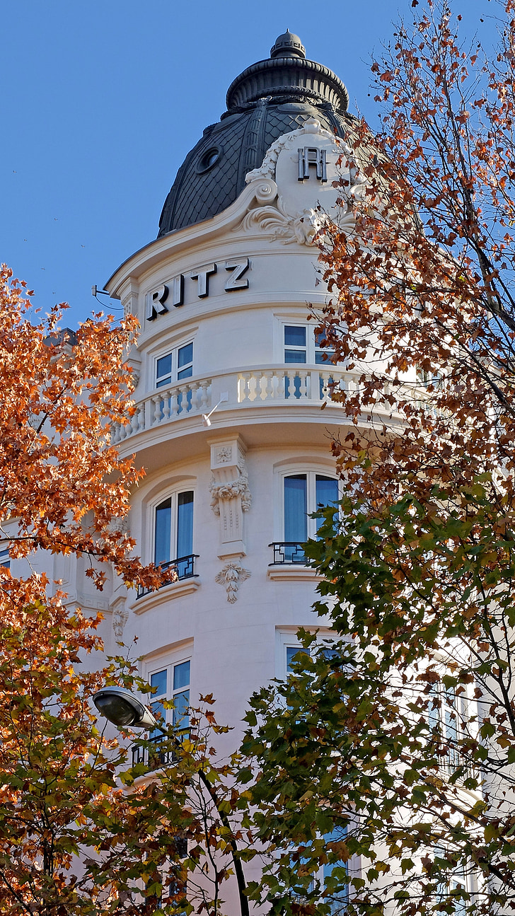 İspanya, Madrid, otel, Ritz, mimari