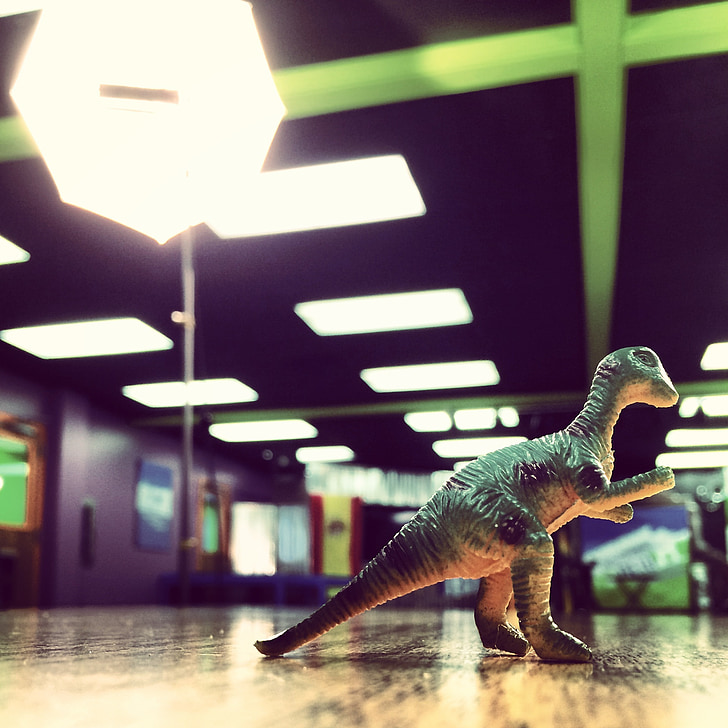 dinossauro, luz, engraçado, infância, diversão, jogar, brinquedo