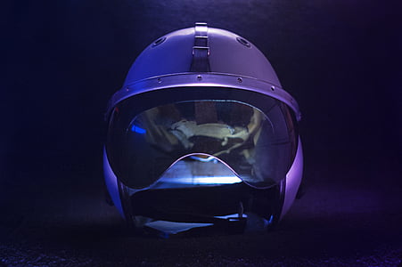 motos, casco, seguridad, visera, reflexión, moderno, seguridad