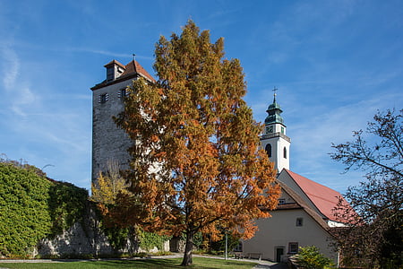 Horb, Horb am neckar, Collegiate church, Rogue veža, hrad