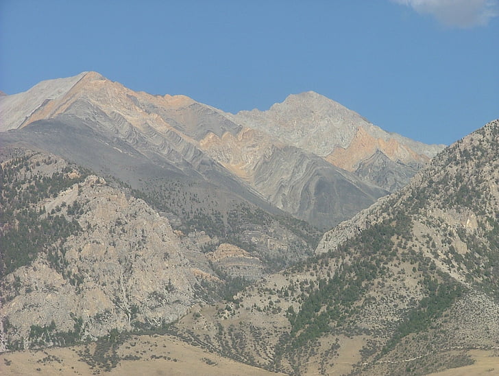 Borah, Idaho, rango, montaña, paisaje, pico, elevación
