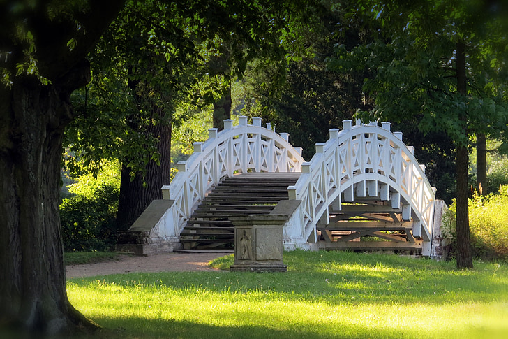мост, Wörlitz, Парк
