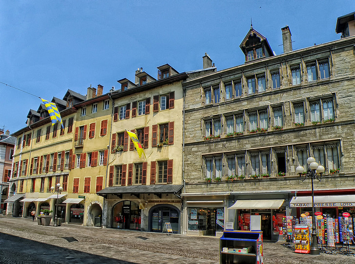 Chambéry, Prancūzija, Miestas, miestai, miesto, pastatų, Architektūra