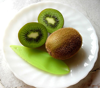 kiwi, fruit, food, tropical, fruity, vitamins, citrus fruit