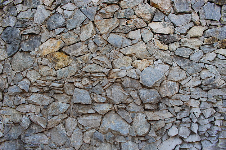 Kameni zid, zid, kamena, Stari, tekstura, uzorak, grubo