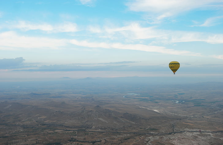 Turecko, Cappadocia, teplovzdušný balón, teplovzdušný balón tour, Cestovanie