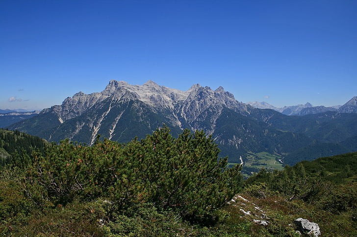 gore, pohodništvo, Panorama, pogled, Alpski