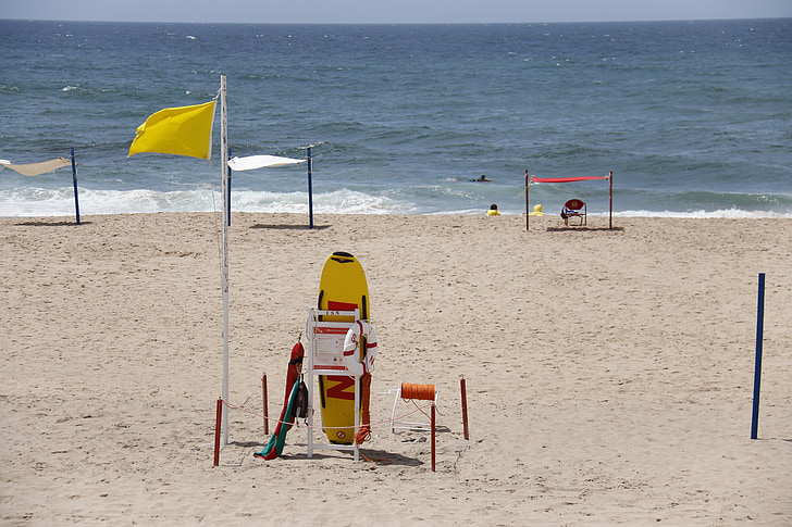 biztonsági, Beach, sárga, Mar, Beira-mar, biztonsági, Salvador