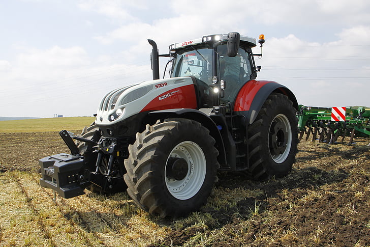 trattore, agricoltura, Steyr 6300 terrus cvt