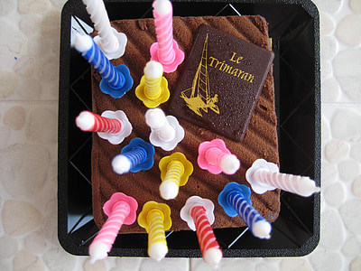 rođendan, torta, svijeće, Proslava, stranka, hrana, desert