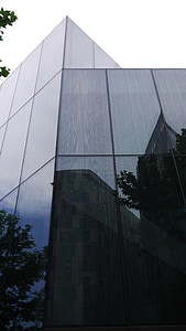 façade, verre, bâtiment, architecture, Barcelone