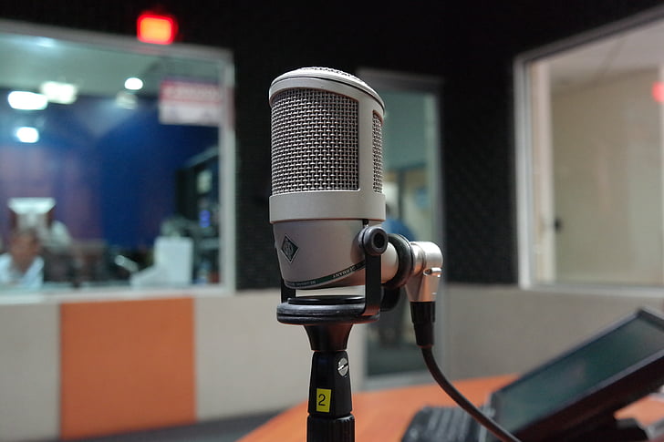 microfone, Eu sou um estudante, Musi, estúdio de gravação, música, cantor