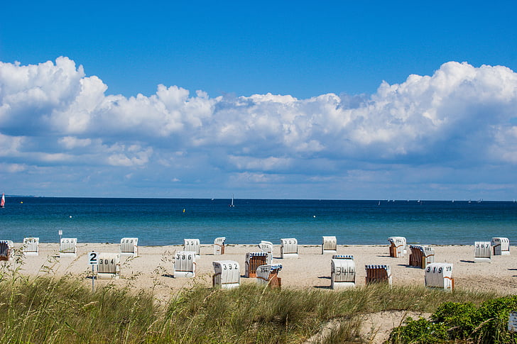 paplūdimys, Baltijos jūros, Gamta, smėlio paplūdimys, atostogų, pakrantė, Meklenburgo