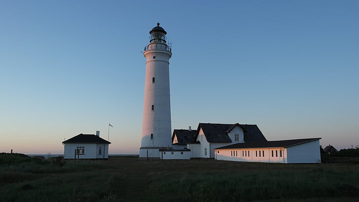 Taani, Hirtshals, Lighthouse, Sea, rannajoon, Tower