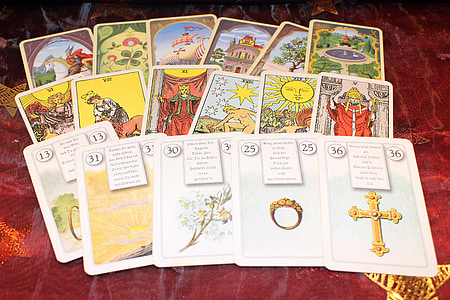 새로운 나이, 운 이야기, 카드, 카드 놀이, 오라클, 오라클 카드, 미래 해석