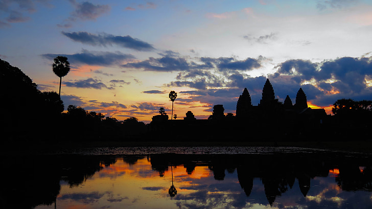Kambodja, Angkor wat, templet, historia, Asia, templet komplex, naturen