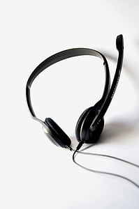 headphones, mic, headset, microphone, audio, technology, communication
