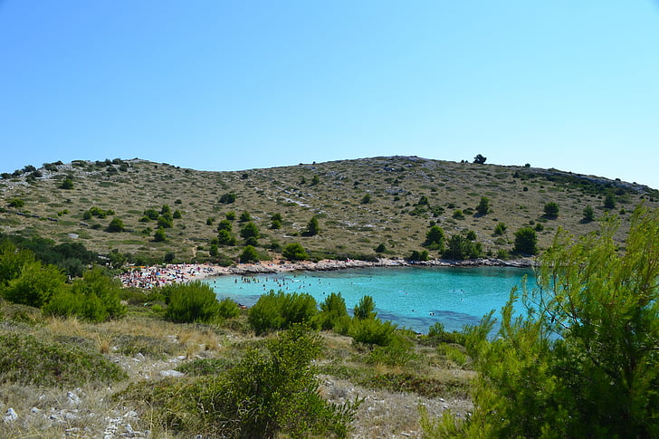 croatia, sea, view, beach, island, holidays, the coast