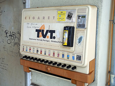 automatic, cigarettes, cigarette machine, german, germany, smoking, urban