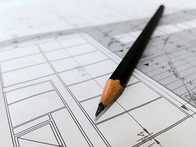 planen, bygge, Draw, arkitekt, CAD, kunstner, pen