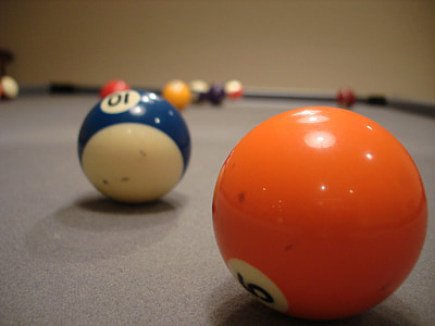 billiards, pool, game, table, felt, balls, ball