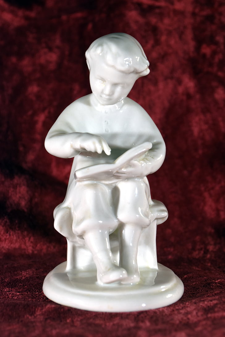 Lénine, maleniky, sculpture, statue de, céramique, miniature