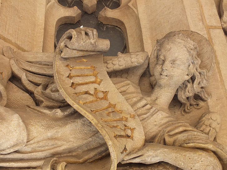 Angel, veistos, keskiajalla, arkkitehtuuri, kristinusko, kuva, kirkko