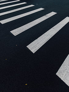 black, white, textile, road, street, pedestrian, lane