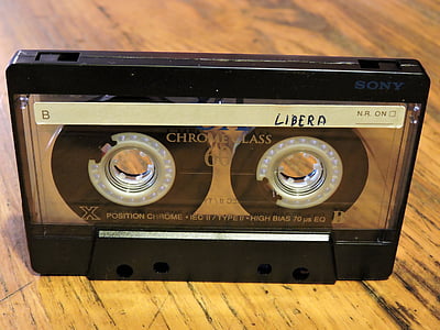 musicassette, vintage, tape, magnetic tape, recording, audio, reproduction