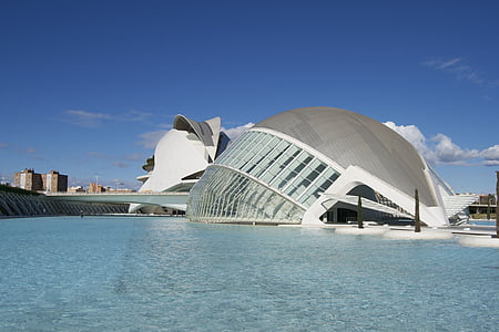 grad umjetnosti i znanosti, moderne arhitekture, Valencia, putovanja, Španjolska