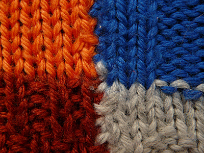 tecido, padrão, da malha, tecido, weave, fechar, lã