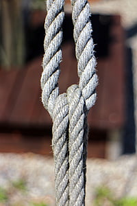 rope, thaw, knot, fixing, cordage, knitting, ship accessories