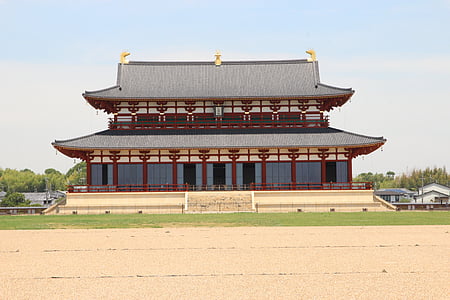 templom, buddhista, Japán, Nara, keleti, Ázsia, Pagoda