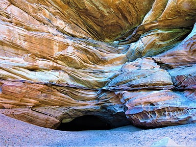 geologi, Rock strata, vandring, Utah, ovanlig