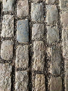Cobble, batu, tekstur, permukaan, bahan, kasar, batu bulat