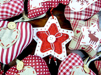 Boże Narodzenie, ornament, Festiwal włókienniczych, nastrój, czerwony, zimowe, Jeleń