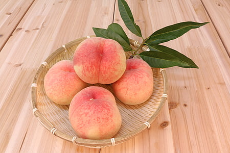 persikų, ekliptikos, persikų skrybėlę pardavimas, Korėjos persikų, vaisių, maisto, šviežumo
