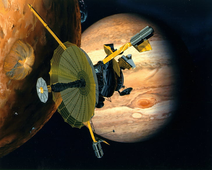 galileo, jupiter, space, sky, outer-space, exploration, probe