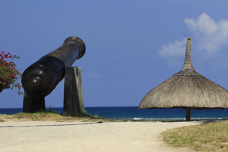 mauritius, holiday, east africa, canon, side, sea, beach