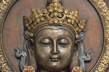 Буда, месинг, изображение