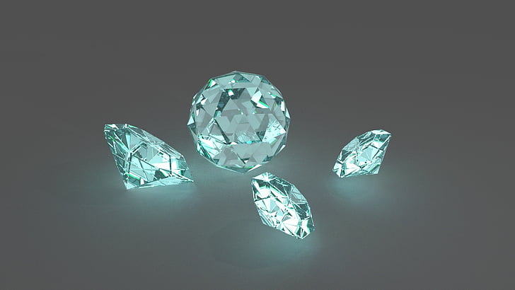 діаманти, ювелірні вироби, блиск, дорогоцінний камінь, дорогоцінний камінь, немає людей, Кристал