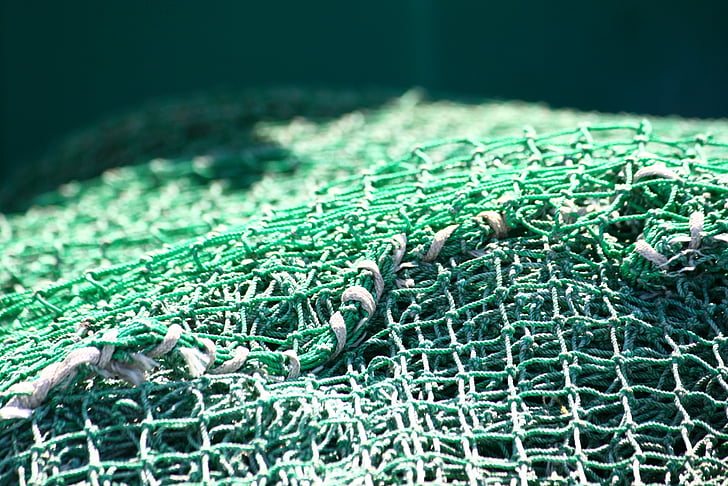 fishing industry, harbor atmosphere, fishing net, atmosphere, close-up, backgrounds