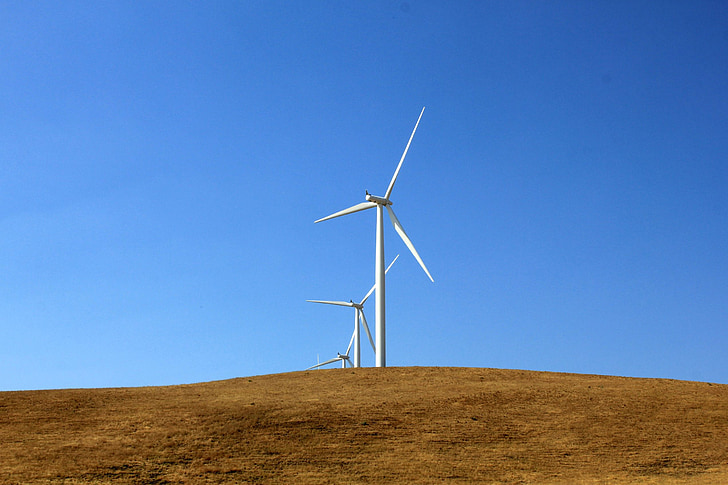 turbine de vent, vent, électricité, turbine, énergie, vert, hélice