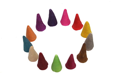 aroma, aromatherapy, color, collar, pointed, isolated, multi Colored
