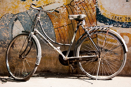 велосипед, білий, перевезення, Ride, транспорт, дорога, дизайн