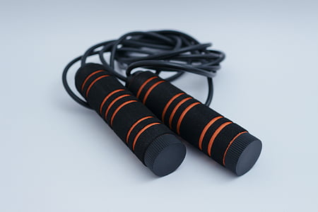 sport, fitness, workout, gym, crossfit, exercise equipment, skipping rope