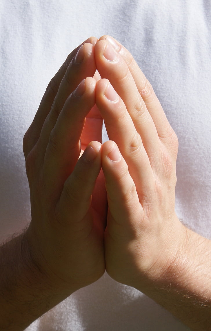 hender, hånd, meditasjon, be, tro, bønn, meditere