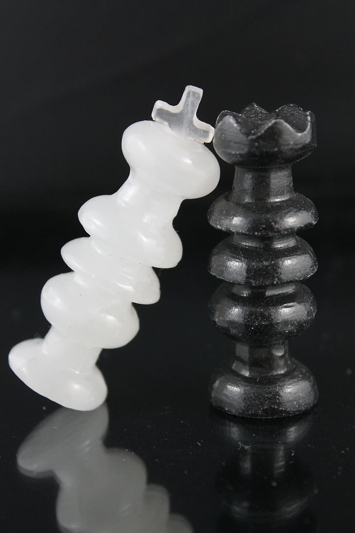 chess, king, queen, game, strategy, playing pieces, white