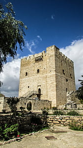 Chypre, Kolossi, Château, médiévale, histoire, architecture, fort